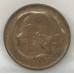 AUSTRALIA 1966 . ONE 1 CENT COIN . VARIETY . BLUNT WHISKER